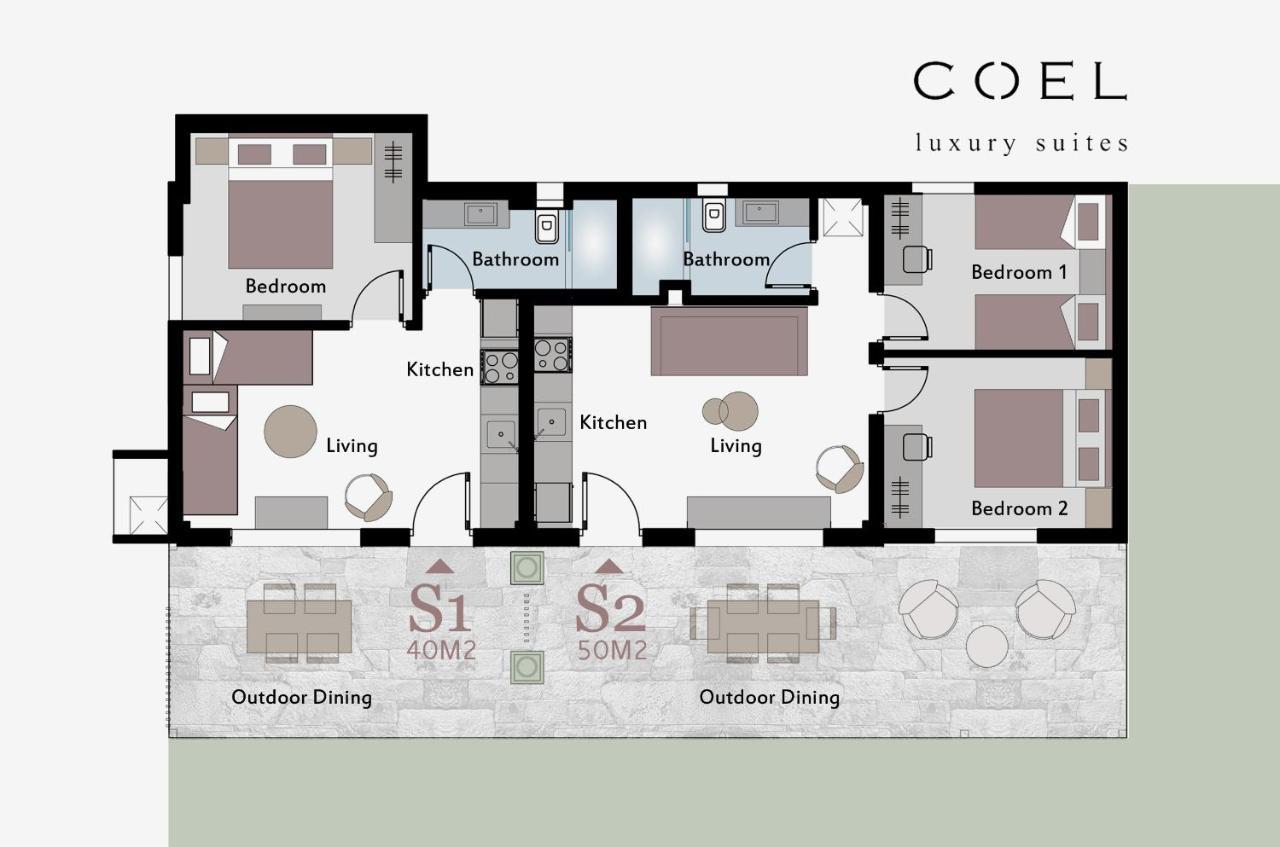 Coel Luxury Suites By Rentalspro Services - Potidea Halkidiki Nea Poteidaia Bagian luar foto